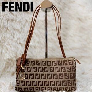 Fendi Brown Monogram Shoulder Bag